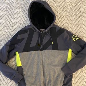 Mens Fox Sasquatch Hoodie Jacket